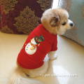 экологически чистая модная летняя рождественская хлопковая одежда для собак